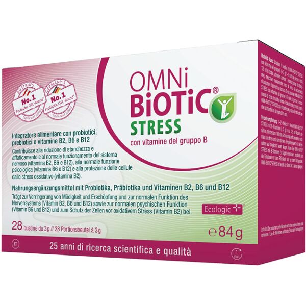 institut allergosan gmbh omni biotic stress vitamine gruppo b 28 bustine da 3 g