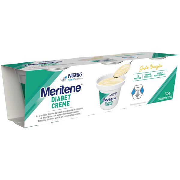 meritene diabet creme vaniglia 3 x 125 g