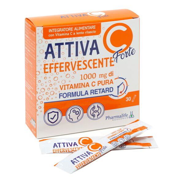 pharmalife research attiva c forte effervescente 30 stick