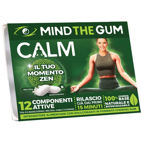 dante medical solution mind the gum calm 18 gomme senza zucchero