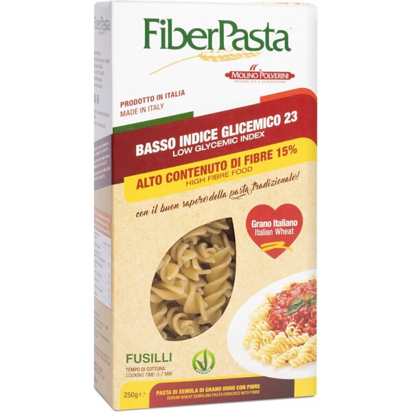 fiberpasta srl fiberpasta fusilli basso indice glicemico 250 g