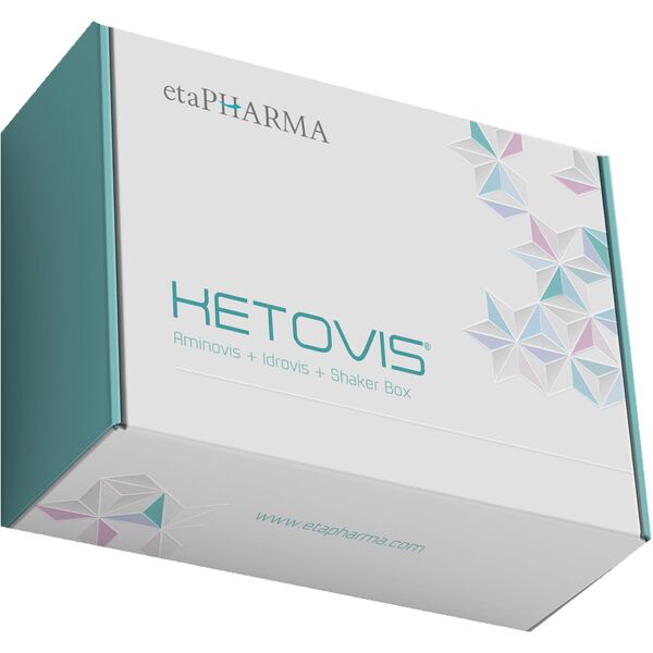 etapharma srl ketovis box 1 idrovis 20 bustine + 1 aminovis 30 bustine + 1 shaker