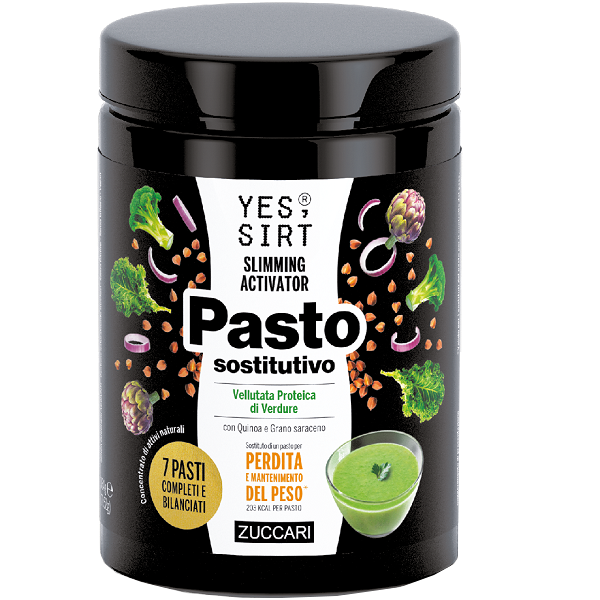 zuccari srl yes sirt pasto sostitutivo vellutata proteica verdure 7x52 g