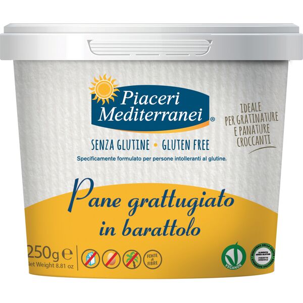 piaceri meditteranei piaceri mediterranei pane grattugiato barattolo 250 g