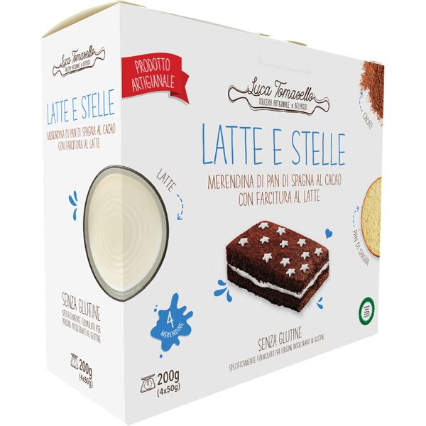 tomasello luca merendina latte e stelle 200 g