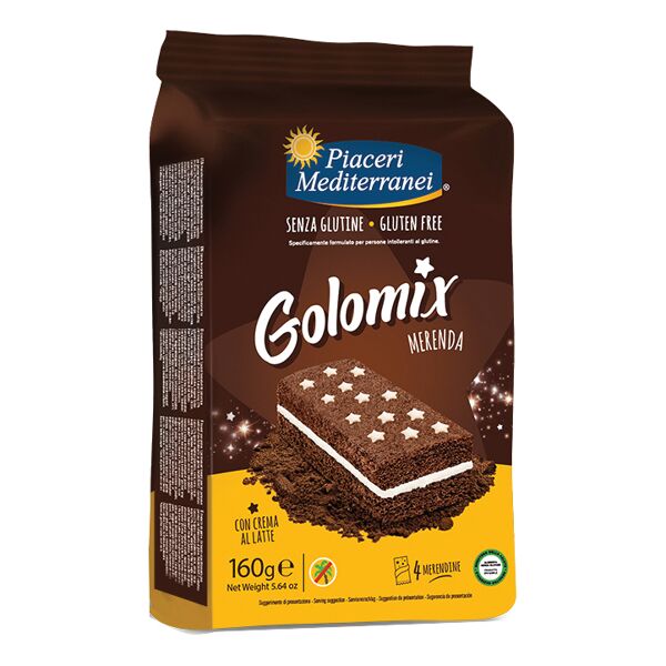 piaceri meditteranei piaceri mediterranei golomix merenda 4 pezzi da 40 g