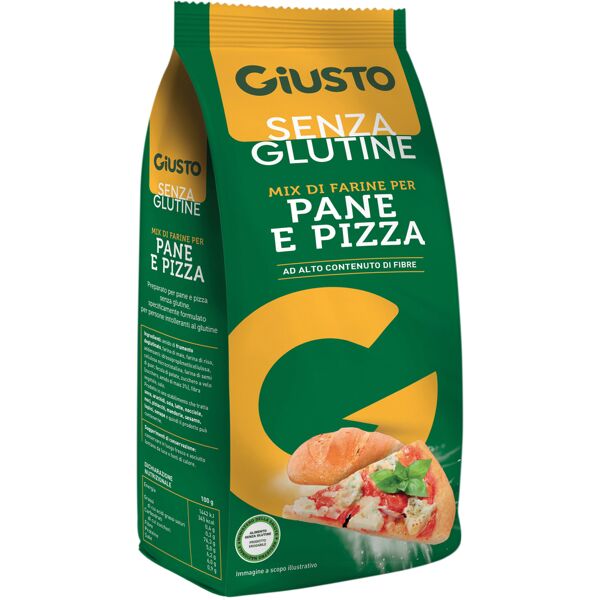 giusto senza glutine mix pane e pizza 500 g