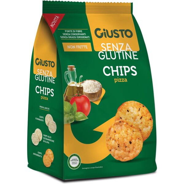 giusto senza glutine chips pizza 40 g