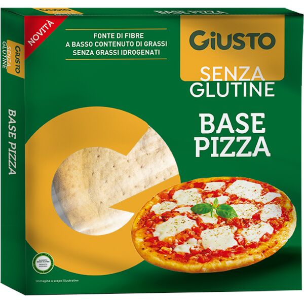 giusto senza glutine base pizza 290 g