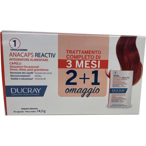 ducray anacaps reactiv trio 3 pezzi da 30 capsule