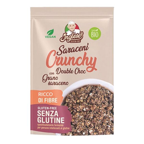 gaia srl inglese saraceni crunchy double choc 250 g