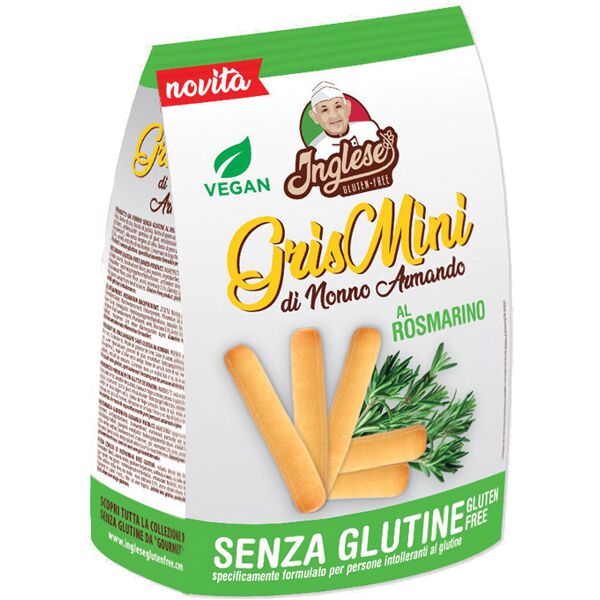 gaia srl inglese grissini rosmarino 60 g