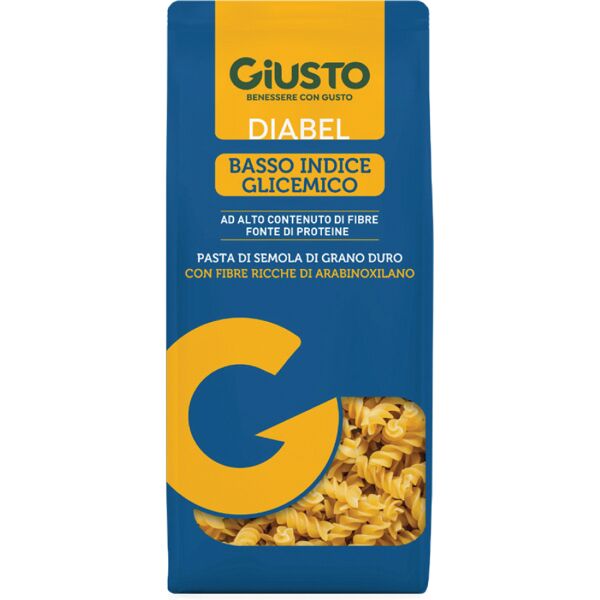 giusto diabel basso indice glicemico pasta fusilli 400 g