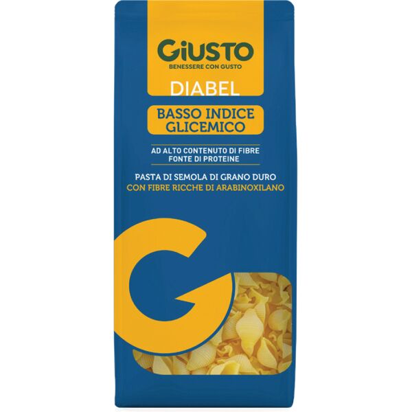 giusto diabel basso indice glicemico pasta conchigliette 400 g