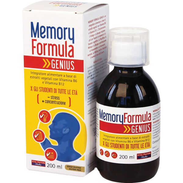 vital factors italia srl memory formula genius 200 ml