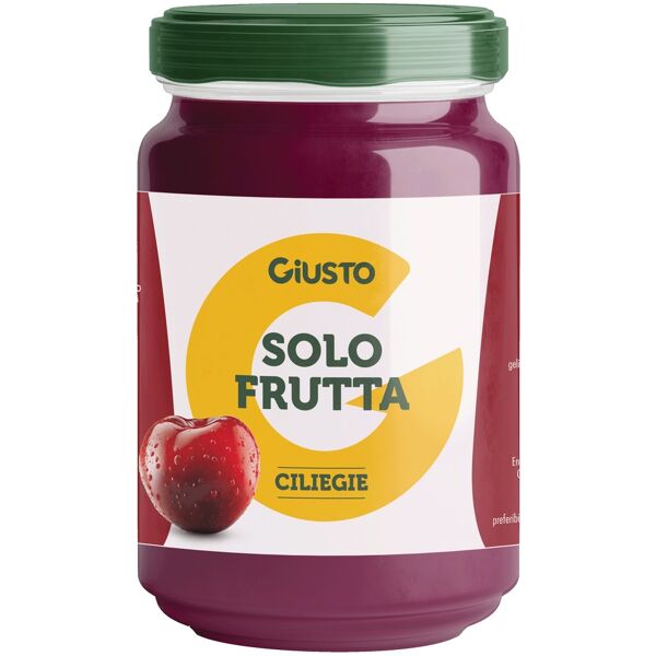 giusto solo frutta confettura ciliegie 220 g