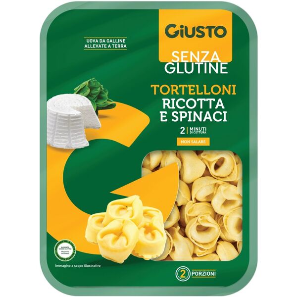 farmafood srl giusto senza glutine tortelloni ricotta e spinaci 250 g