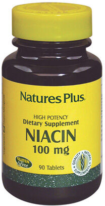 nature's plus niacina vitamina b3 100 mg