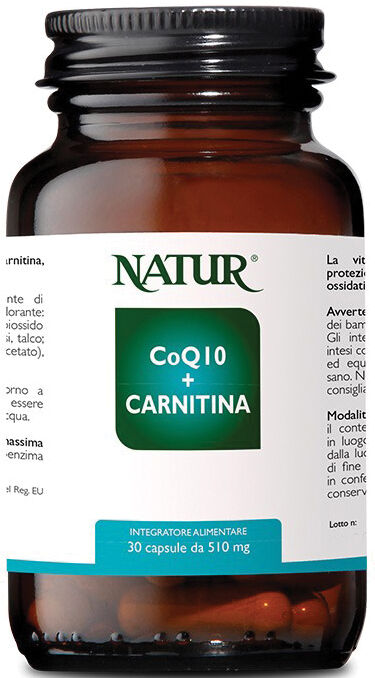 natur srl coq10+carnitina 30 capsule