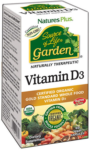 nature's plus source of life garden vitamina d3 5000 60 capsule