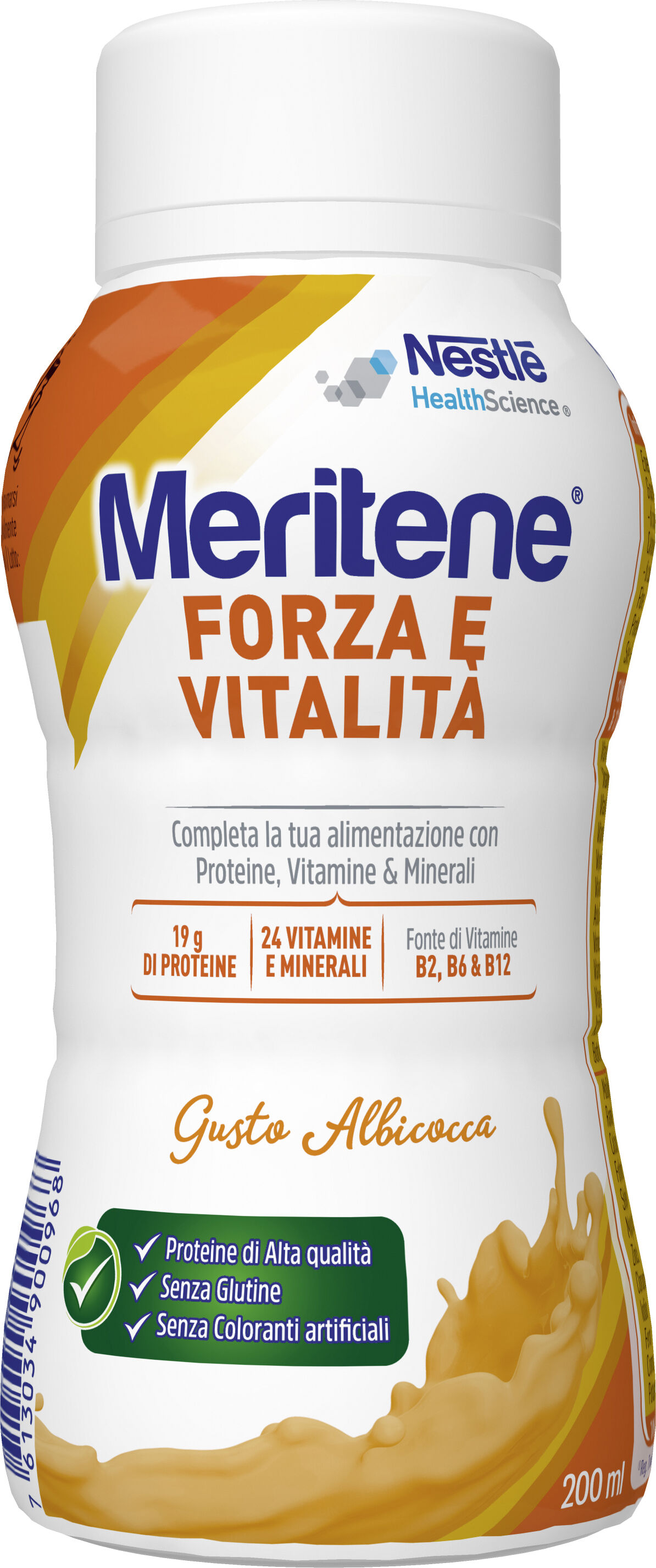 meritene drink albicocca 200ml: nutrizione pratica dal gusto solare