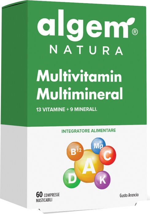 algem natura multivitamin multimineral 60 compresse masticabili