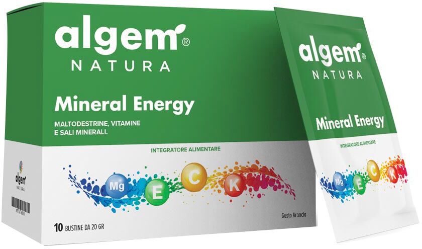 algem natura mineral energy 10 bustine da 20 g