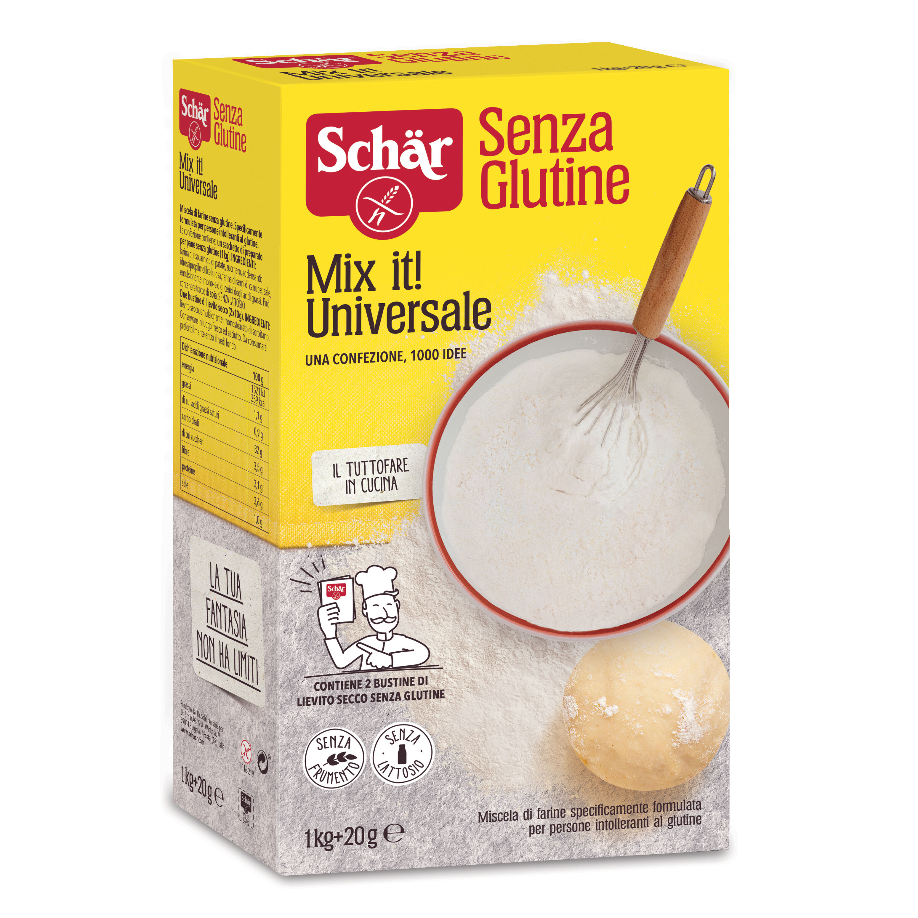 schar mix it farina universale 1020 g