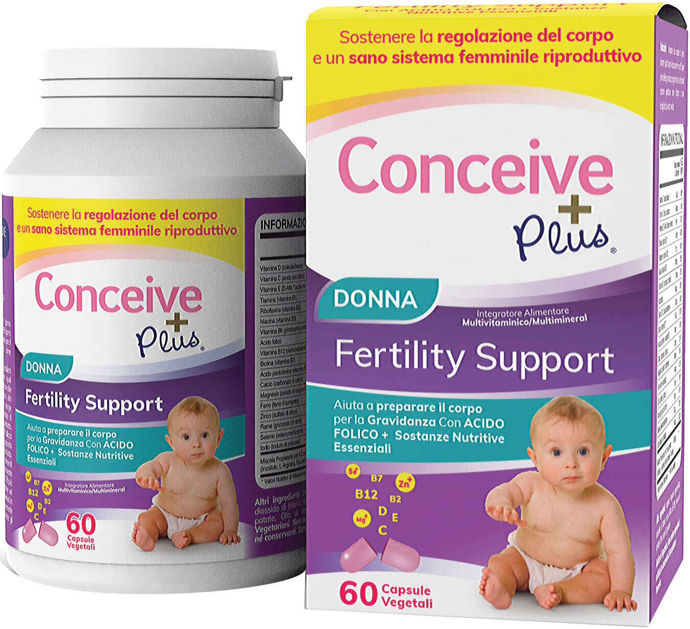 sorrenti health care srl conceive plus supporto fertilita' femminile 60 capsule