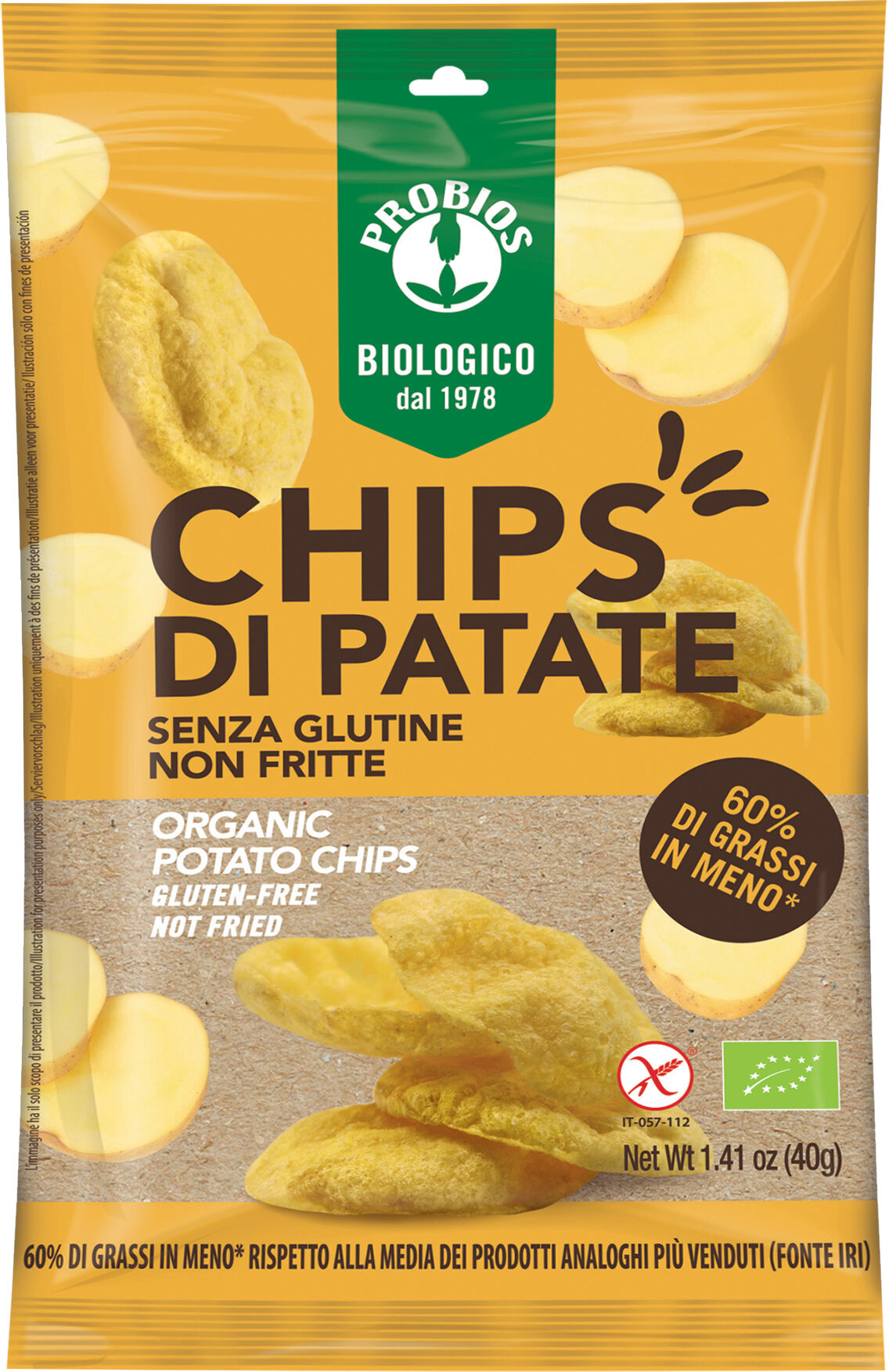 probios chips patate 40 g