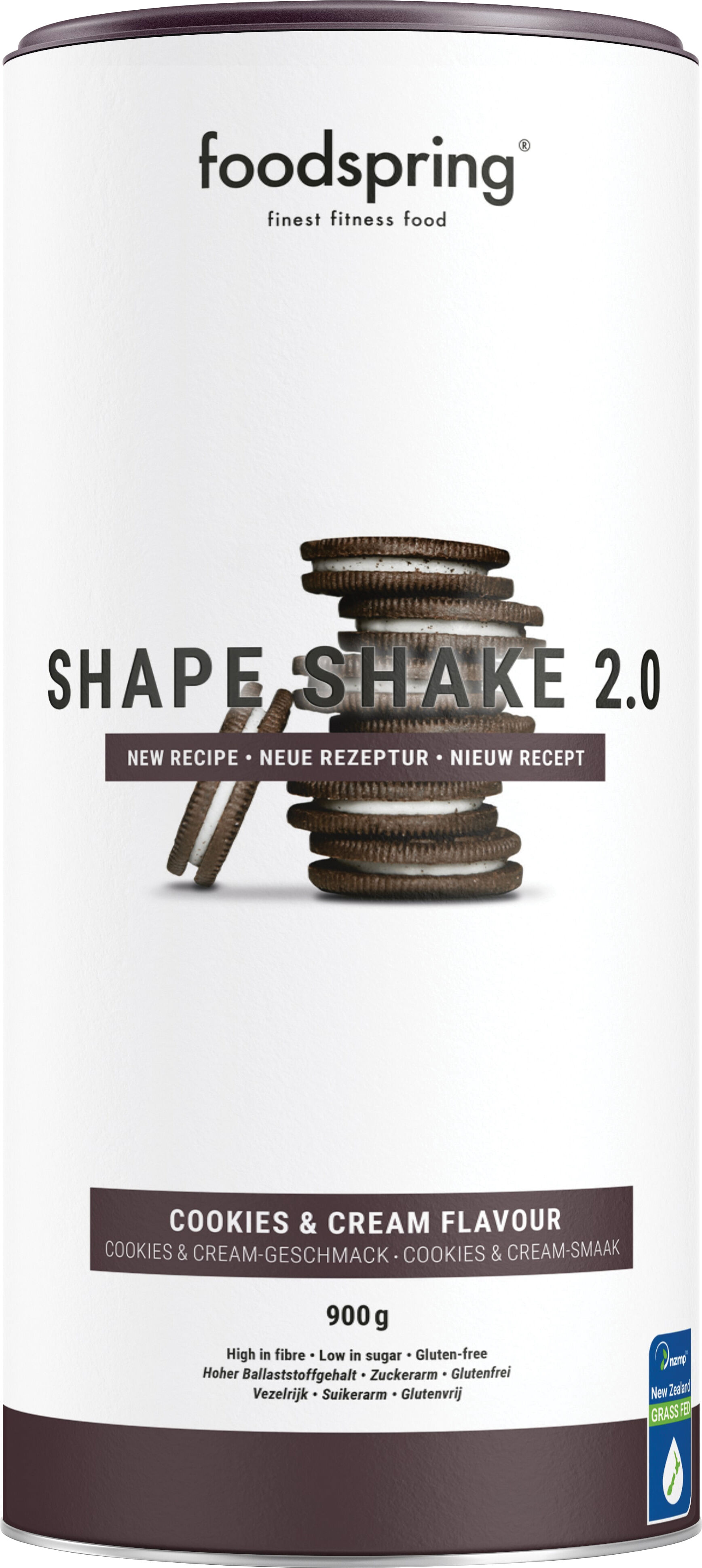 foodspring shape shake 2,0 biscotti-crema 900 g