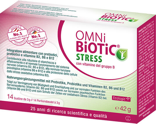 institut allergosan gmbh omni biotic stress vitamine gruppo b 14 bustine da 3 g