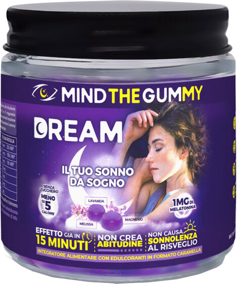 dante medical solution srl mind the gummy dream 30 pastiglie gommose gusto mirtillo senza zucchero