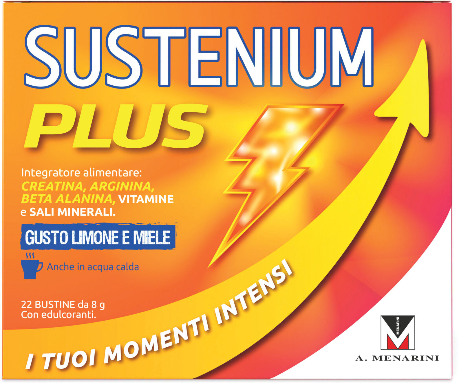 sustenium plus limone miele 22 bustine