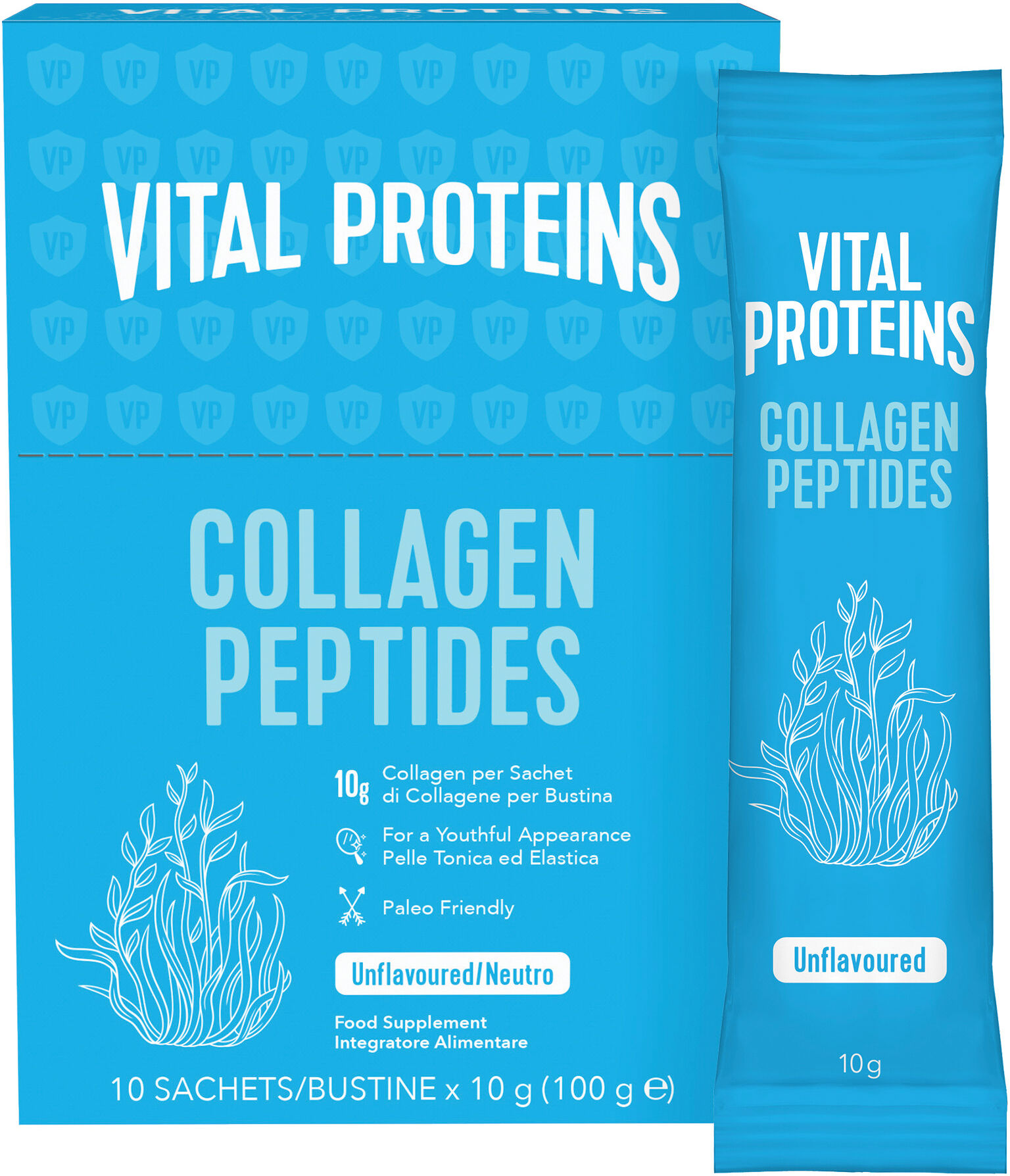 nestle' italiana spa vital proteins collagen peptides 10 stick pack da 10 g