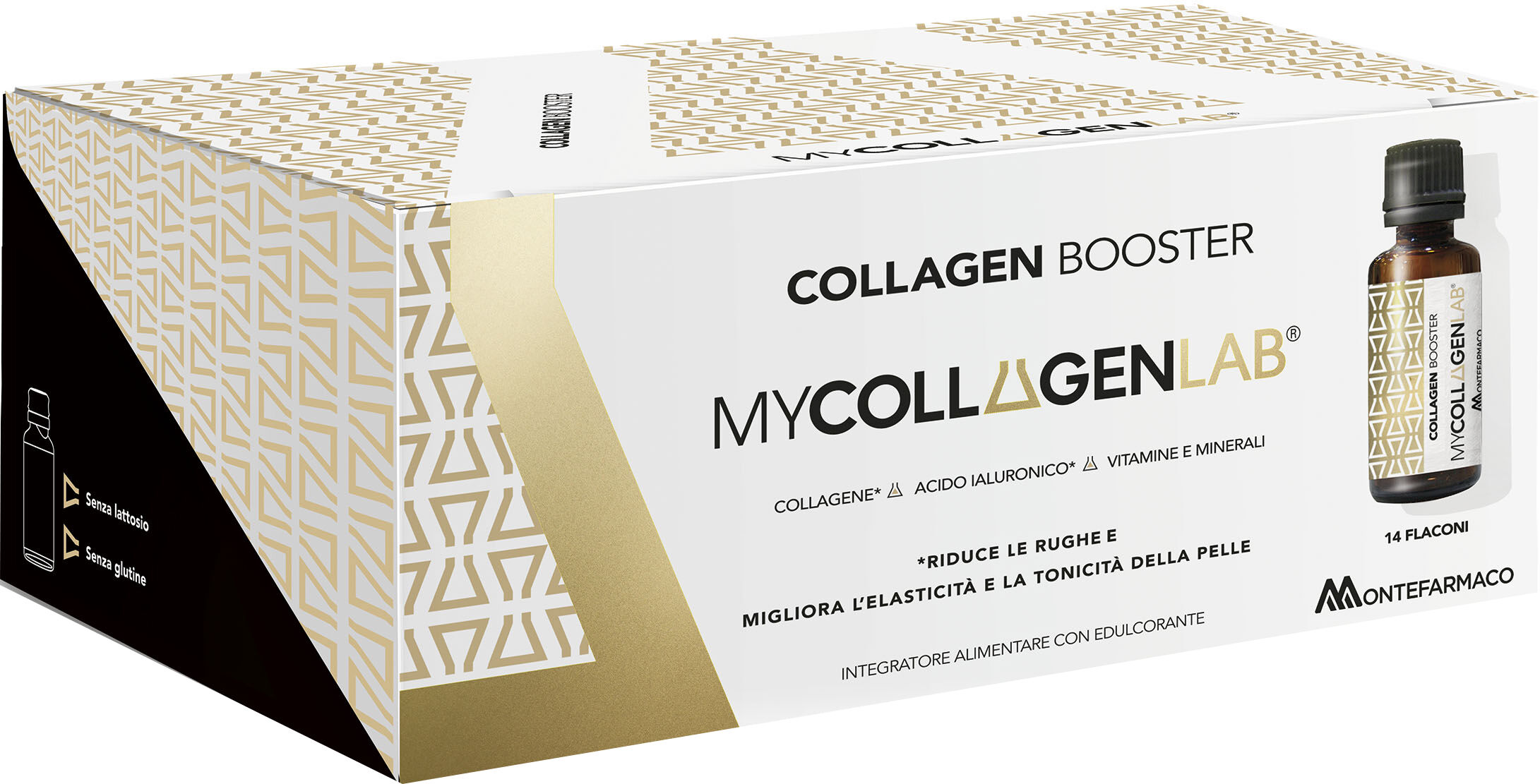 montefarmaco otc spa mycollagenlab collagen booster 14 flaconi