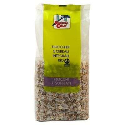 LA FINESTRA SUL CIELO Fiocchi 5 cereali bio 500g