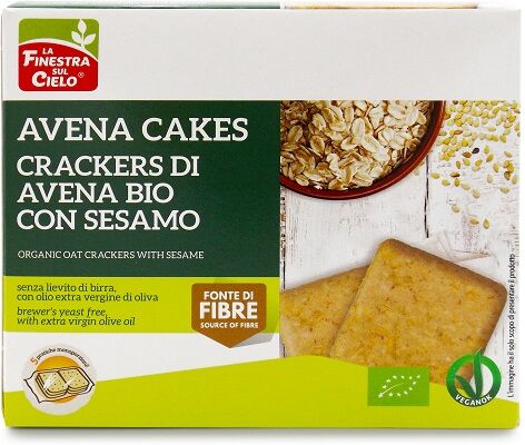 LA FINESTRA SUL CIELO Fsc crackers avena+sesamo 250g