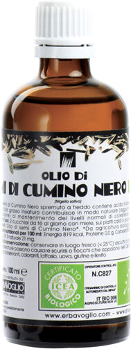 erbavoglio Olio semi cumino nero biologico