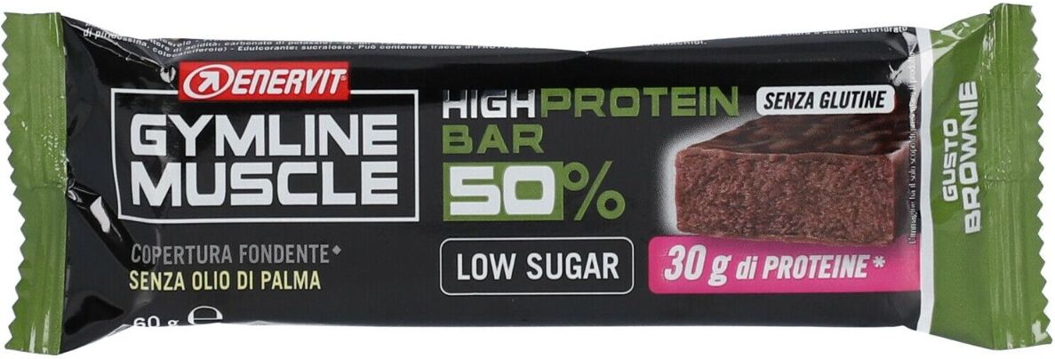 Enervit High Protein Bar 50% Barretta Proteica Brownie 60 g