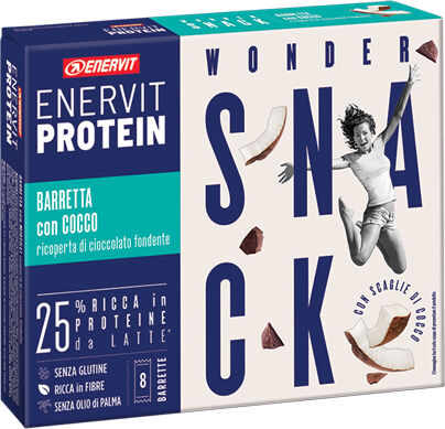 Enervit protein snack cocco 8 barrette 27 g