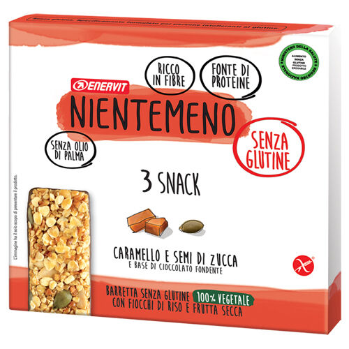 Enervit Nientemeno en barretta caramello/semi zucca