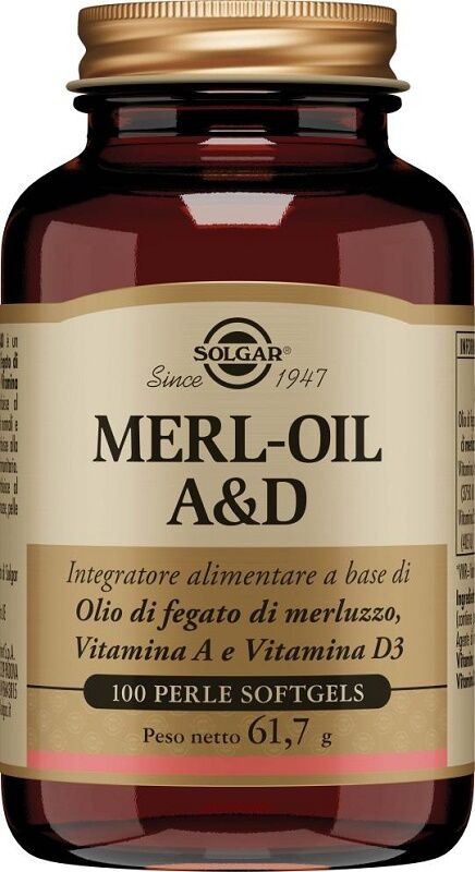 SOLGAR Merl oil a&d 100 perle softgel