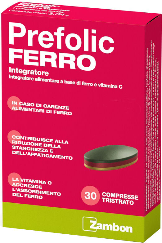 Zambon Prefolic ferro 30 compresse