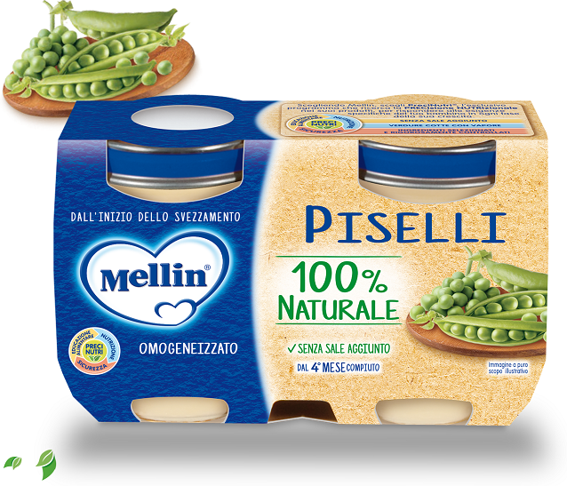 MELLIN Omo piselli 2x125g