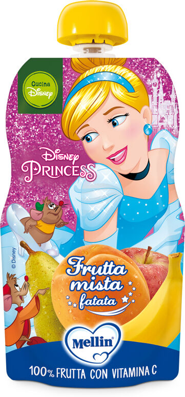 MELLIN Pouch disney principessa frutta mista 110 g