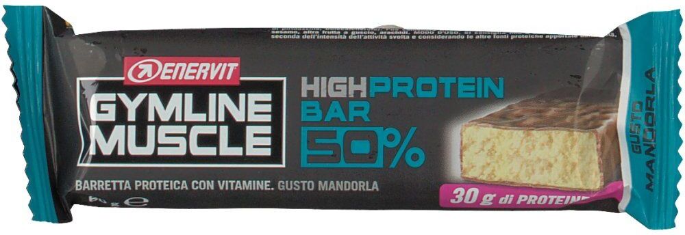 Enervit High Protein Bar 50% Barretta Proteica Mandorla 60 g