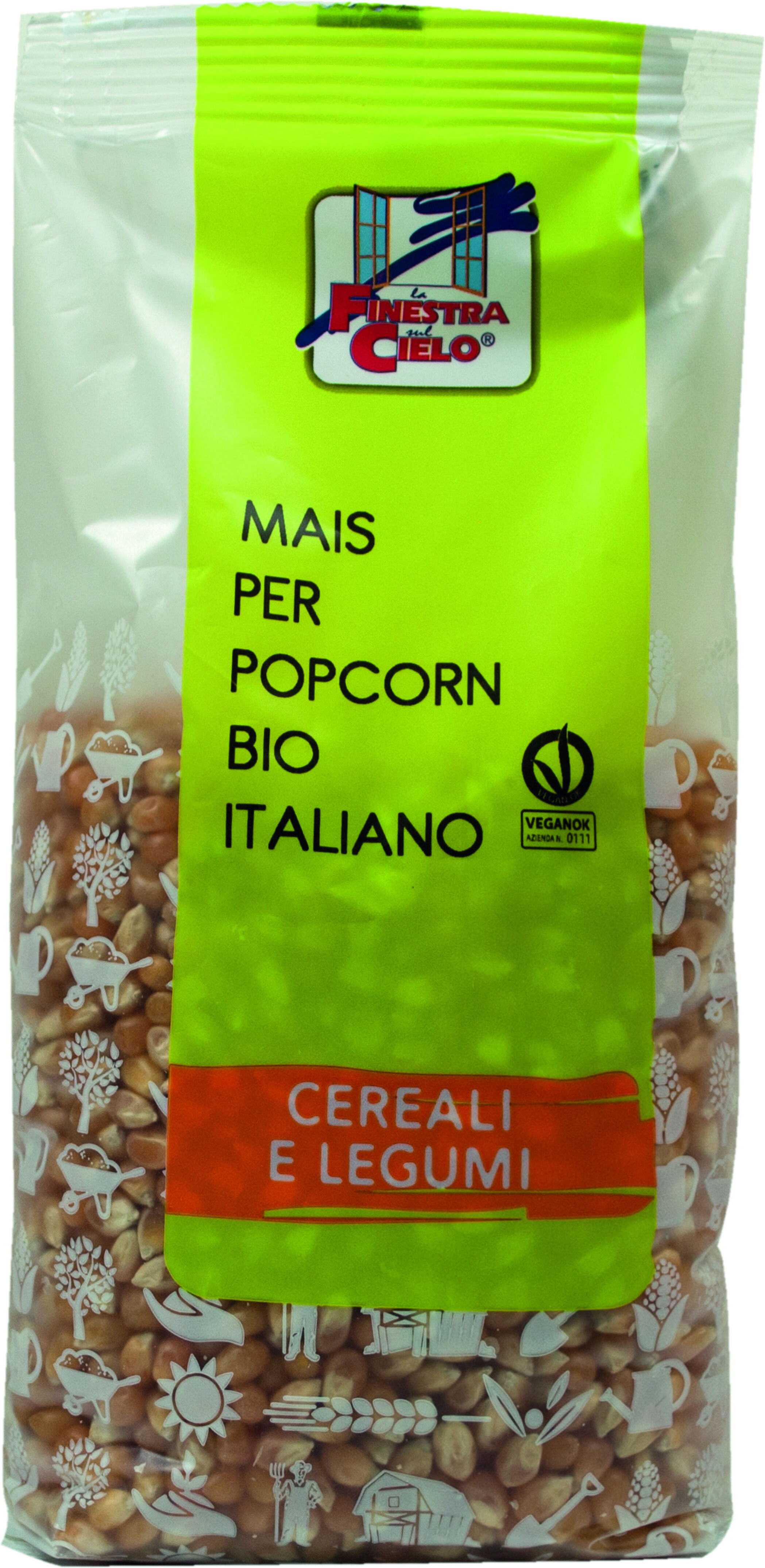 LA FINESTRA SUL CIELO Mais per popcorn bio 500 g