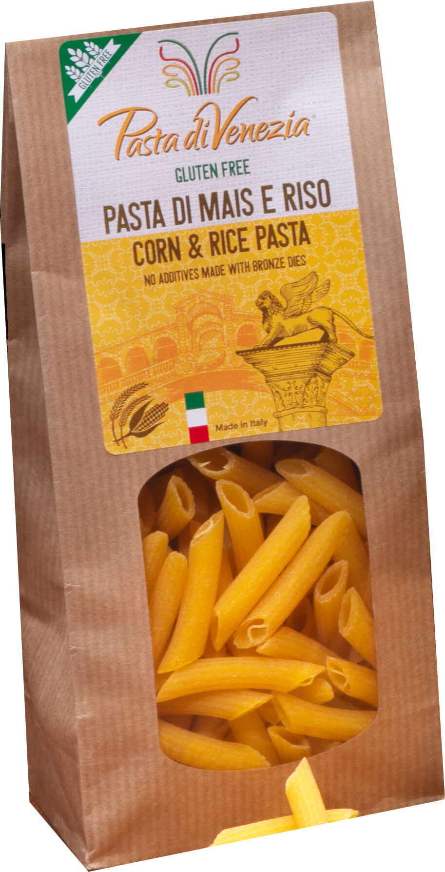 pasta venezia Pasta di venezia penne mais e riso 250 g confezione premium