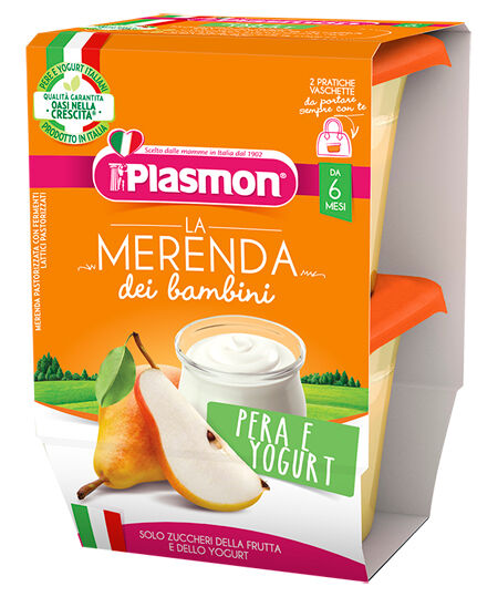 PLASMON Omo pl.mer.pera/yog.2x120g